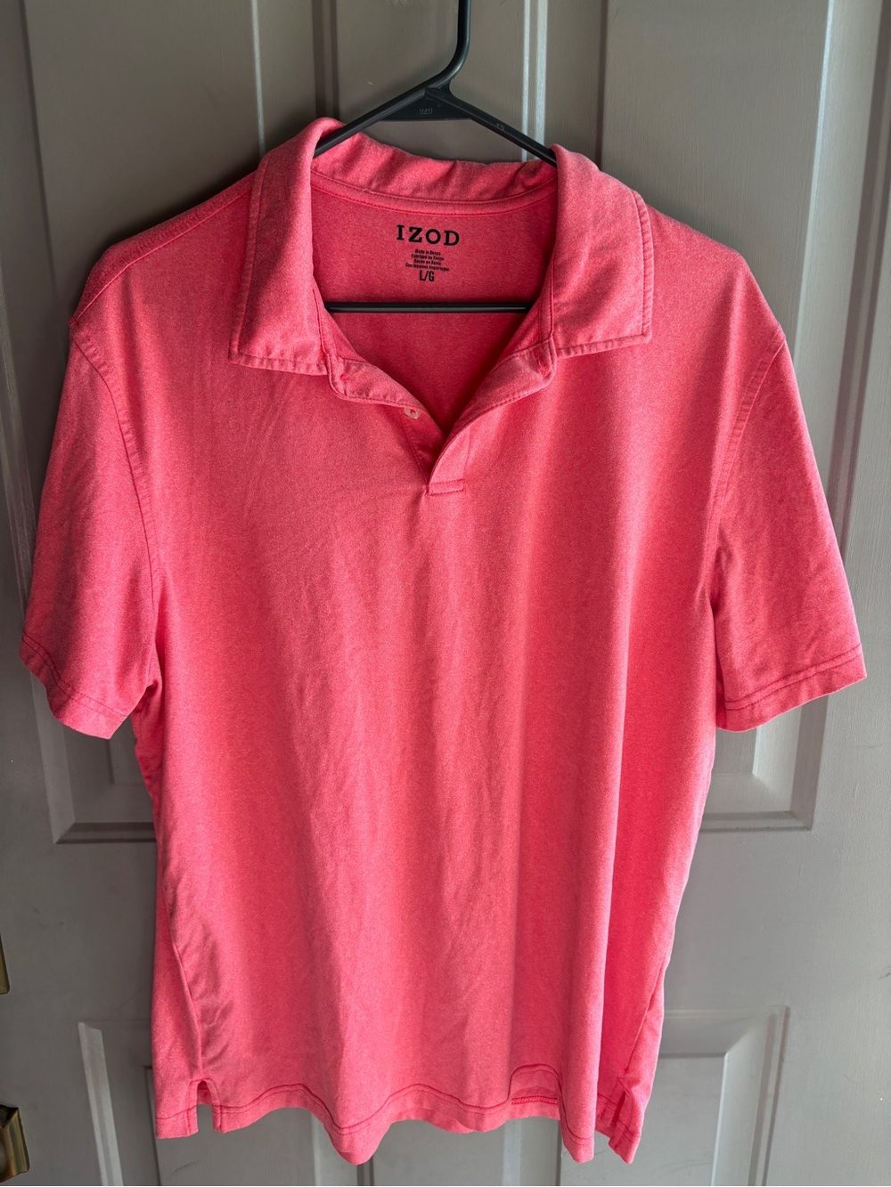 Izod Cardinal Red Lightweight Knit Top size L